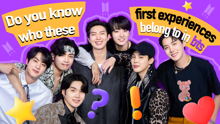 Do You Know Who These First Experiences Belong To in BTS?